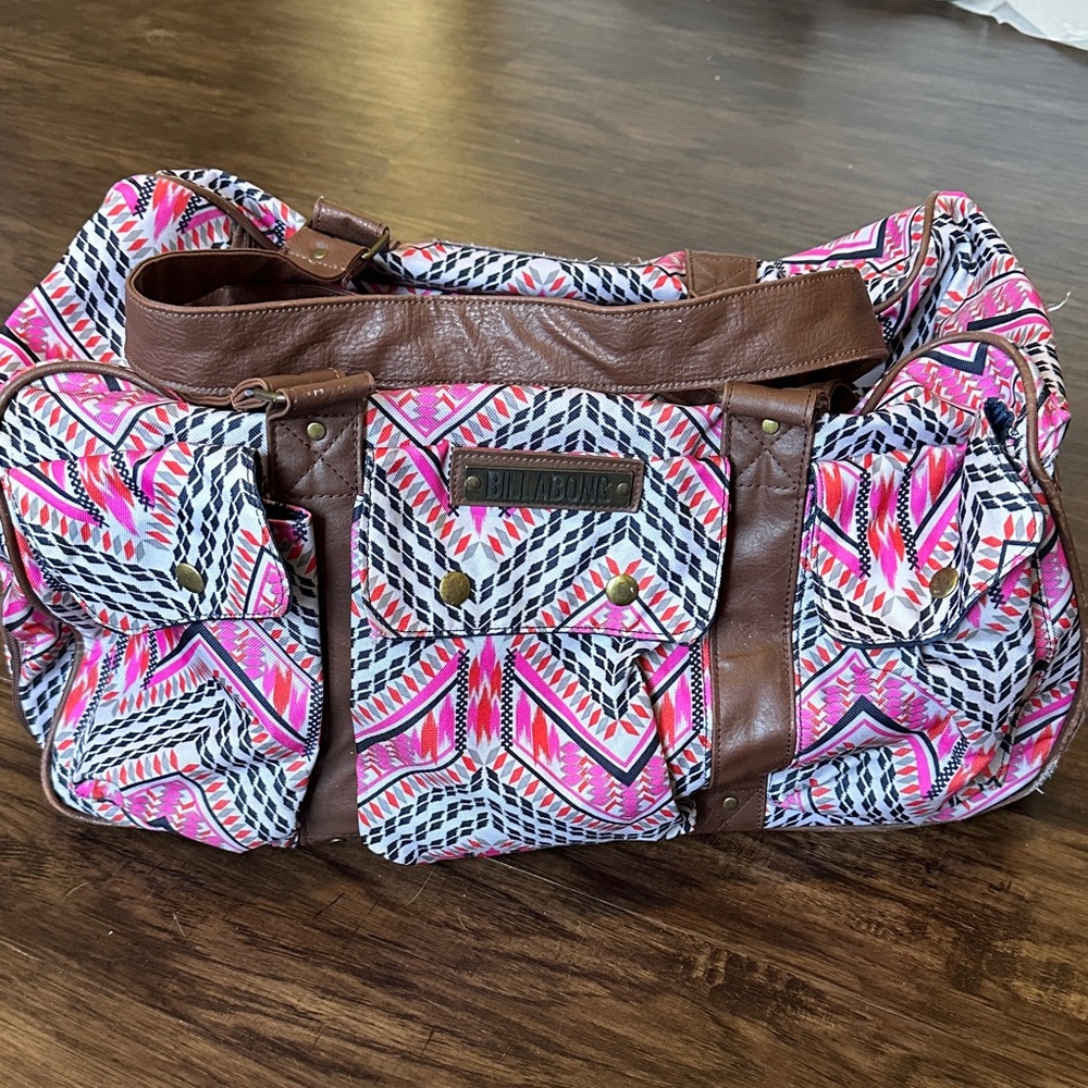 Billabong Patterned Wheeled Duffel